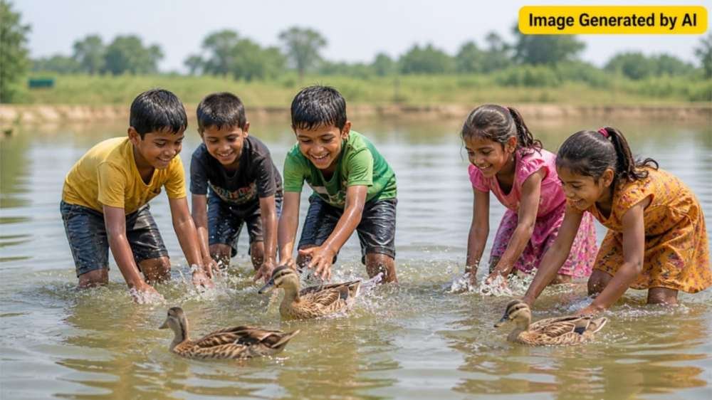 ಚಿಕ್ಕಮಗಳೂರಿನಲ್ಲಿ ಕೆರೆಯಲ್ಲಿ ಮುಳುಗಿ 4 ಮಕ್ಕಳ ಸಾವು